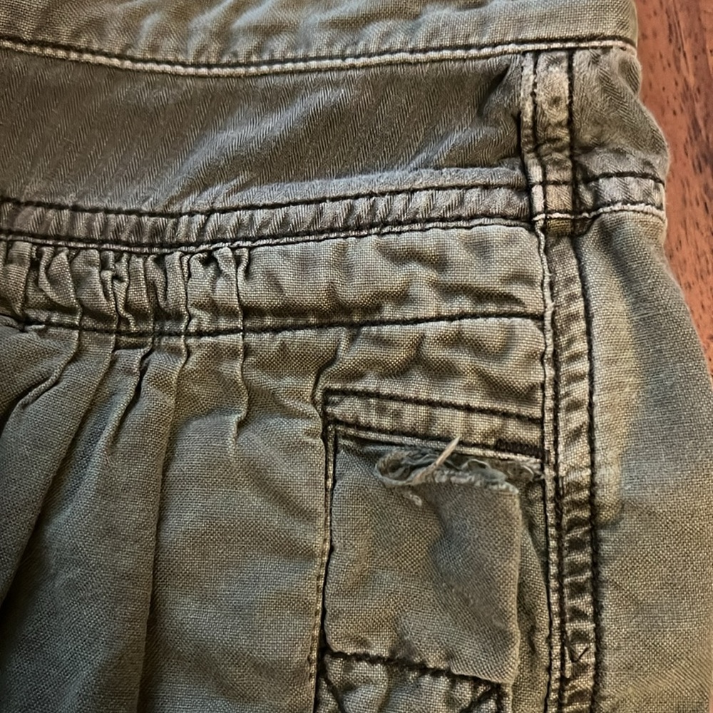 Free People Olive Cargo Pants - Picture 8 of 9